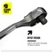 Segomo Tools 1/2 Inch Drive 72 Teeth Heavy Duty Offset Ratchet ST1200-72 - alternate 2
